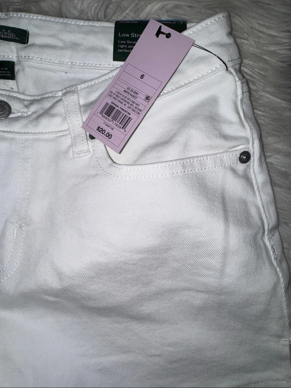 White Women's Denim Shorts
